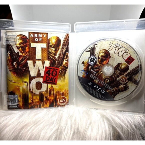 Army Of Two: The 40th Day PS3 Game Case, Disc, instruction book preowned Survive - Picture 3 of 3